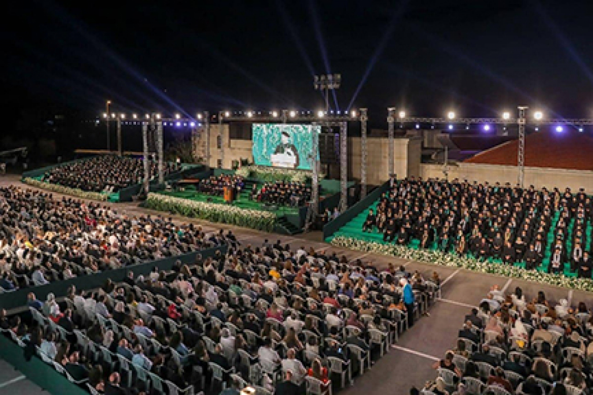 Byblos Campus Lights Up in Celebration and Hope