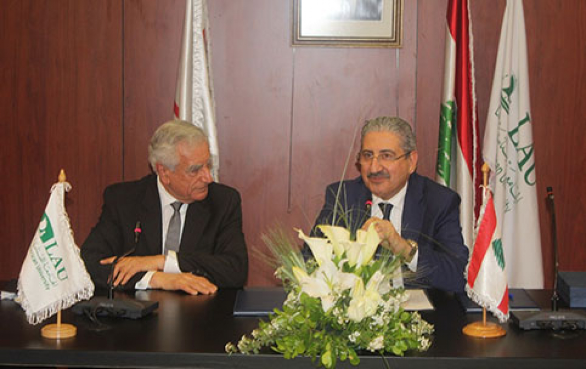 أيوب في توقيع ماستر حقوقي مع الجامعة اللبنانية الأميركية : قيمة مضافة ولتذليل العقبات جبرا: اللبنانية أم الجامعات الوطنية في العالم العربي
